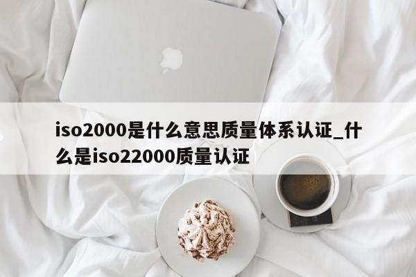 iso2000是什么意思质量体系认证_什么是iso22000质量认证