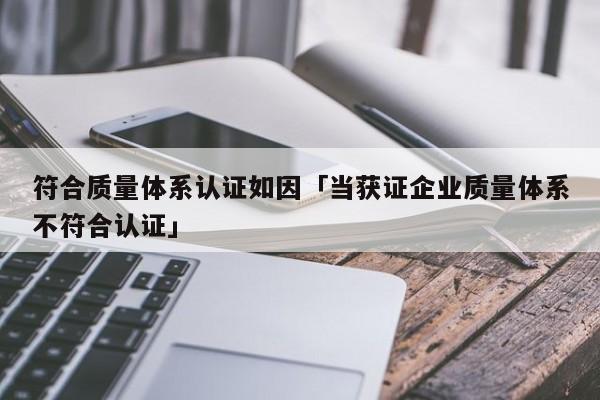 符合质量体系认证如因「当获证企业质量体系不符合认证」