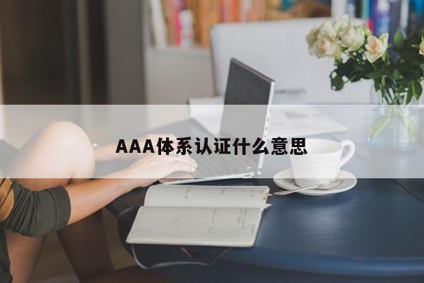 AAA体系认证什么意思