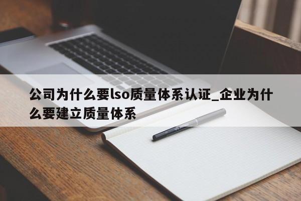 公司为什么要lso质量体系认证_企业为什么要建立质量体系