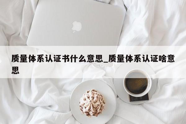 质量体系认证书什么意思_质量体系认证啥意思