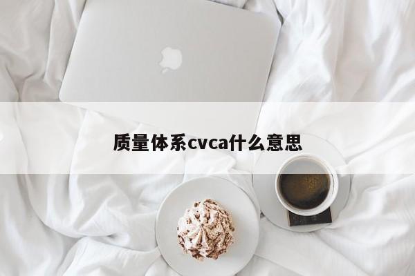 质量体系cvca什么意思