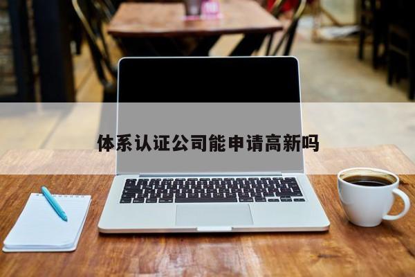 体系认证公司能申请高新吗