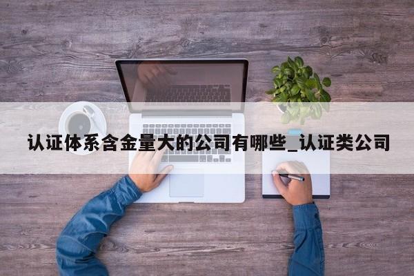 认证体系含金量大的公司有哪些_认证类公司